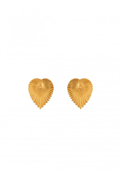 Vintage Heart Earrings