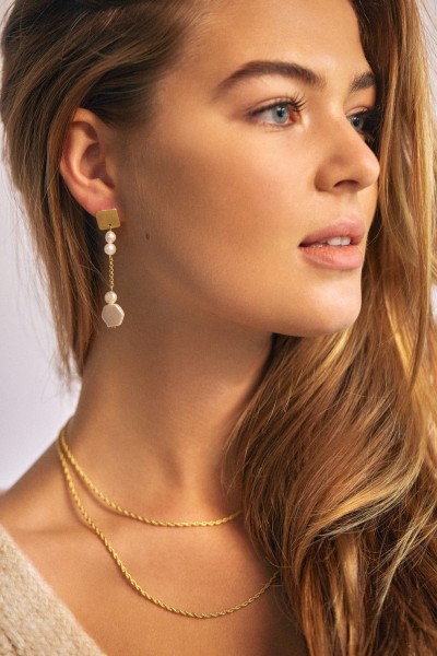 Honey Pearls Earrings