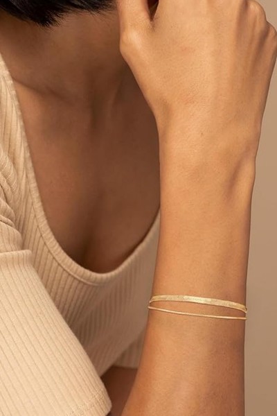 Herringbone Double Bracelet
