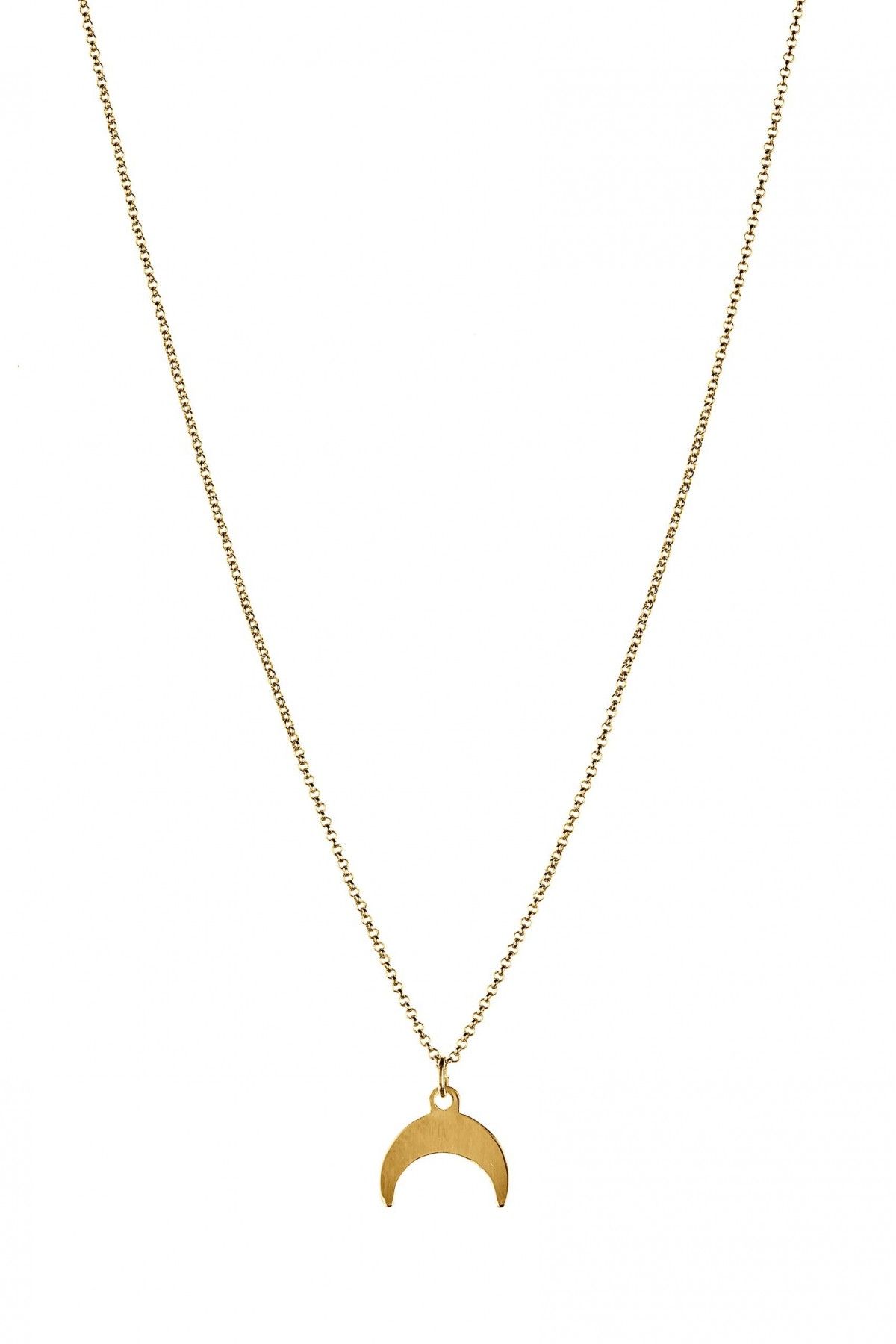 Golden Moon Necklace