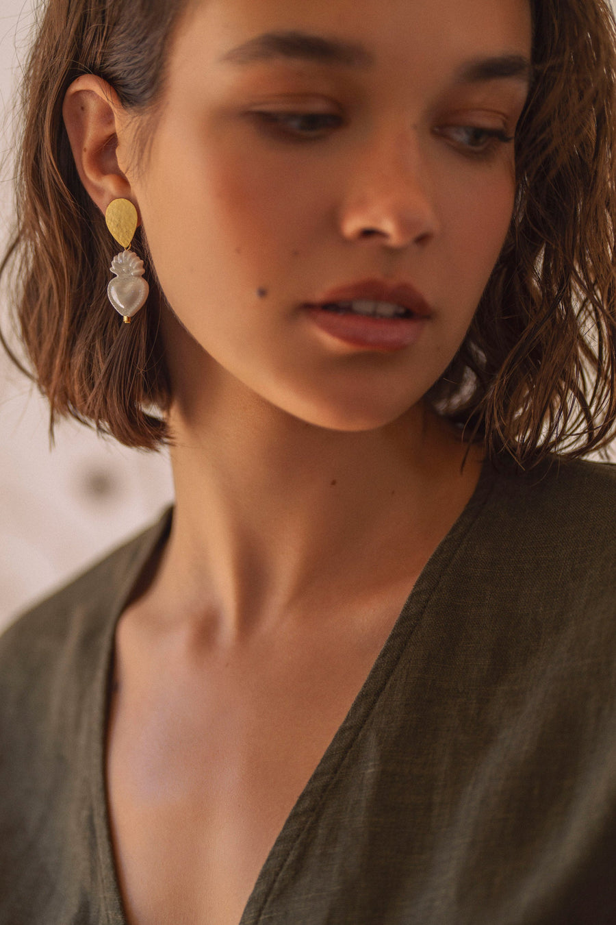 Viana earrings in gold, a nod to the filigree of Viana do Castelo, Countryside Edition