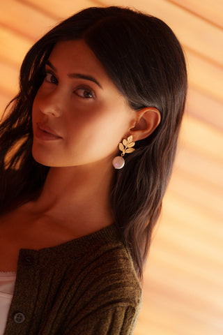 Boucles Leafy Pearl XL