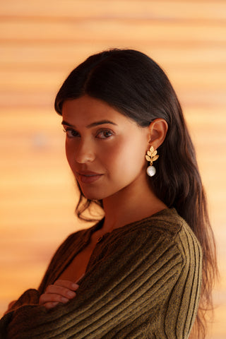 Boucles Leafy Pearl XL