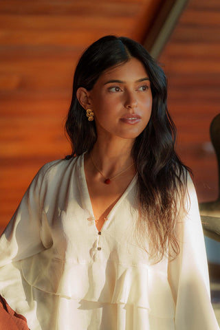 Collana Burgundy Drop