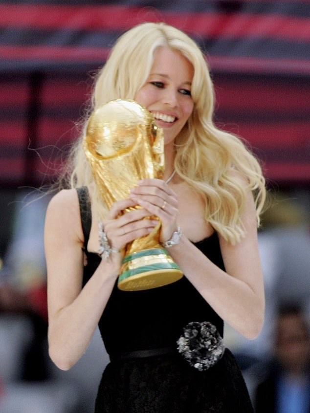 Claudia Schiffer in 2006 World Cup in Germany