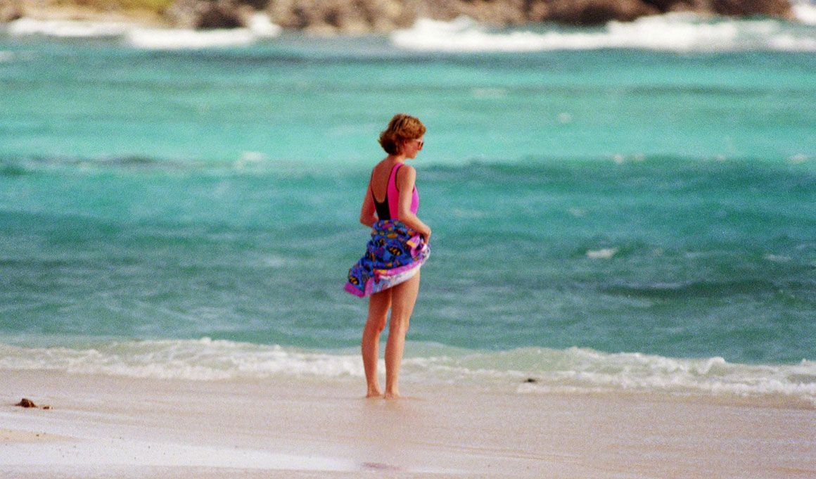 Princess Diana in Saint Tropez